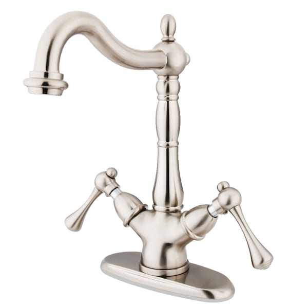 Kingston Brass KS1498BL Vessel Sink Faucet, Brushed Nickel KS1498BL - main